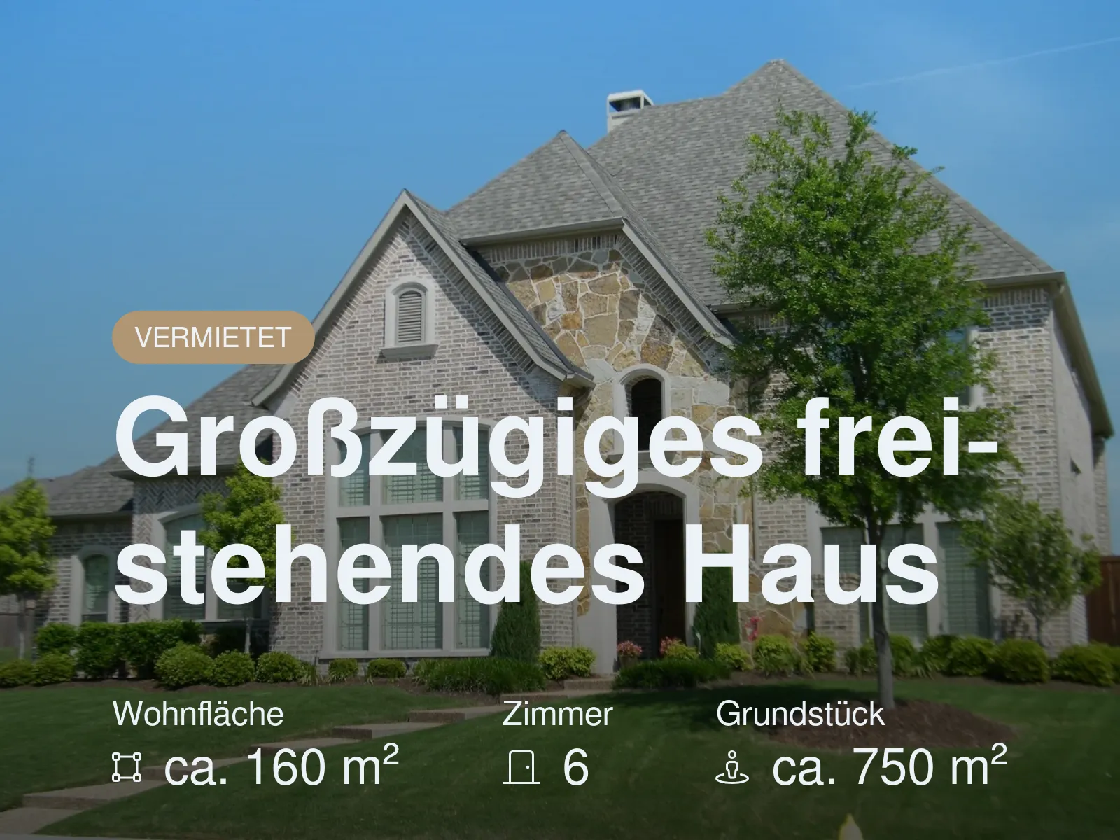 Neu im Angebot: Großzügiges freistehendes Haus
