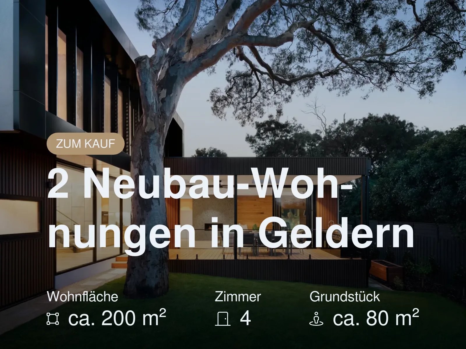 Neu im Angebot: 2 Neubau-Wohnungen in Geldern